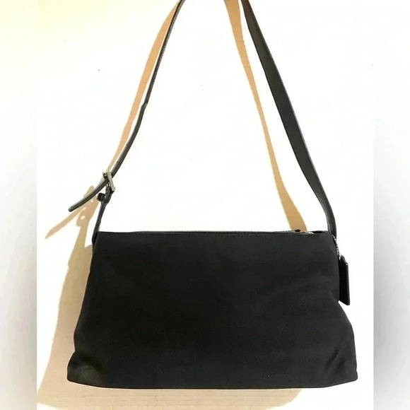 Coach nylon shoulder handbag - Picture 1 of 12